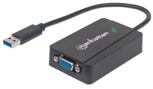 Convertitore USB 3.0 a VGA f , Nero Image 1