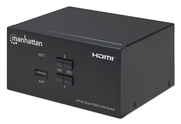 Switch KVM HDMI 2 porte Doppio monitor   Image 1