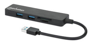 Hub USB 3.2 Gen 1 a 3 porte con lettore scheda Image 1