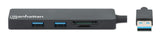 Hub USB 3.2 Gen 1 a 3 porte con lettore scheda Image 4