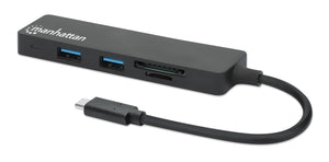 Hub USB 3.2 Gen 1 a 3 porte con lettore scheda Image 1