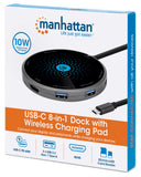 Docking station USB-C 8-in-1 con pad di ricarica Wireless Packaging Image 2