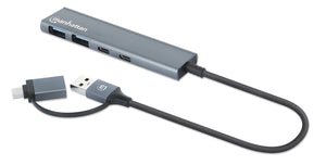 MH USB-A + USB-C to 2A & 2C Gen 1 4-port HUB Image 1