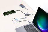 Hub 4 porte USB 3.0 Type-C /Type-A Combo 2x2  Image 5
