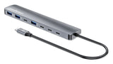 Hub 7 porte 10G/5G USB-C / USB-A 4+3 con Power Delivery Image 3