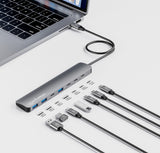 Hub 7 porte 10G/5G USB-C / USB-A 4+3 con Power Delivery Image 4