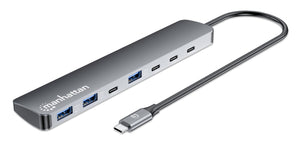 Hub 7 porte 10G/5G USB-C / USB-A 4+3 con Power Delivery Image 1