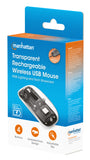 Mouse USB wireless ricaricabile trasparente Packaging Image 2