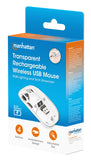 Mouse USB wireless ricaricabile trasparente Packaging Image 2