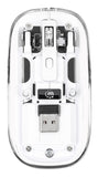 Mouse USB wireless ricaricabile trasparente Image 9