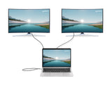 Docking station USB-C PD 10 in 1 doppio monitor HDMI / Hub multiporta Image 11