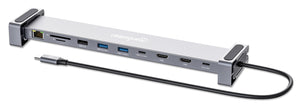 Docking station USB-C PD 10 in 1 doppio monitor HDMI / Hub multiporta Image 1