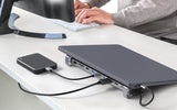 Docking station USB-C PD 10 in 1 doppio monitor HDMI / Hub multiporta Image 6