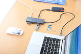Docking Station USB-C PD 9-in-1 HDMI 4K / Hub Multiporta  Image 4