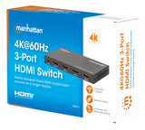 Switch HDMI 4k@60Hz 3 porte  Packaging Image 2