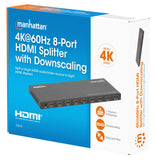 MH 4K@60Hz 8 port HDMI Splitter with Downscaler Packaging Image 2