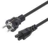 Cavo di alimentazione CEE7 dritto a IEC C5 Nero 1m Image 1