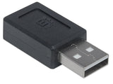 MH USB Adattatore USB2.0 a 3.1 tipo C F ,3A Nero Image 3