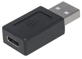 MH USB Adattatore USB2.0 a 3.1 tipo C F ,3A Nero Image 5