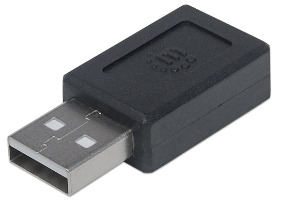 MH USB Adattatore USB2.0 a 3.1 tipo C F ,3A Nero Image 1