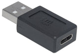 MH USB Adattatore USB2.0 a 3.1 tipo C F ,3A Nero Image 6