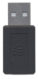 MH USB Adattatore USB2.0 a 3.1 tipo C F ,3A Nero Image 8