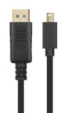 MH MiniDisplayport to Displayport Cable, 3m DP1.4, Black Image 4
