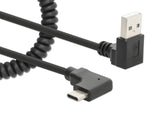 Cavo di ricarica USB-A a USB-C spiralato  Image 3