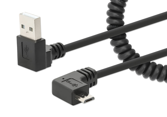 Cavo di ricarica USB-A a Micro-USB spiralato  Image 1