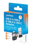 Set da 2 pezzi: adattatori da USB-C a USB-A & USB-A a USB-C  Packaging Image 2