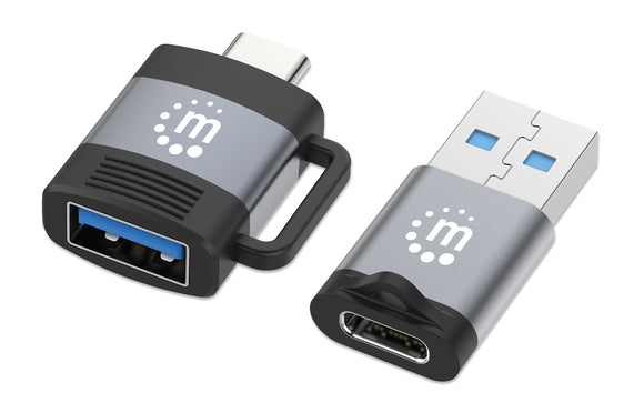 Set da 2 pezzi: adattatori da USB-C a USB-A & USB-A a USB-C  Image 1