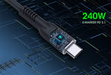 Cavo USB4 Type-C 40 Gbps Video 8K e ricarica 240 W EPR / PD 3.1 Image 11