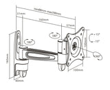 Staffa universale estensibile da parete per TV Flat-Panel Image 7