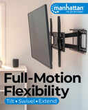 Supporto universale da parete Full-Motion per TV Flat-Panel Image 8