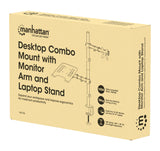 Supporto da scrivania con braccio per monitor e mensola per laptop Packaging Image 2