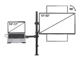 Supporto da scrivania con braccio per monitor e mensola per laptop Image 7