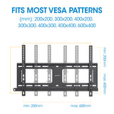 Supporto a muro per TV con schermo da 37" a 86" inclinabile per esterno con sistema antifurto Image 9