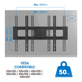 Supporto a muro per TV con schermo da 37" a 86" Full-motion per esterno   Image 11