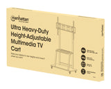 Carrello TV multimediale ultra resistente regolabile in altezza Packaging Image 2