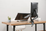 Supporto da scrivania per doppio monitor con molla a gas in alluminio Image 13