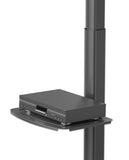 Supporto mobile per TV con regolazione dell'altezza senza attrezzi per schermi da 37° a 86" Image 10