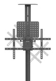 Supporto mobile per TV con regolazione dell'altezza senza attrezzi per schermi da 37° a 86" Image 12