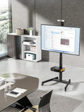 Supporto mobile per TV con regolazione dell'altezza senza attrezzi per schermi da 37° a 86" Image 2
