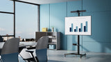 Supporto mobile per TV con regolazione dell'altezza senza attrezzi per schermi da 37° a 86" Image 3