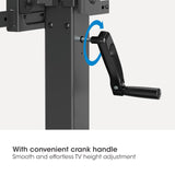 Supporto per TV per grandi schermi con regolazione dell'altezza senza attrezzi per schermi da 60" a 120" Image 6