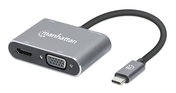 Convertitore USB-C a HDMI e VGA 4-in-1 con Power Delivery Image 1