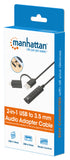 Cavo adattatore 2-in-1 da USB-C™ e USB-A a audio stereo Aux 3,5 mm Packaging Image 2