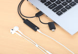 Cavo adattatore 2-in-1 da USB-C™ e USB-A a audio stereo Aux 3,5 mm Image 7